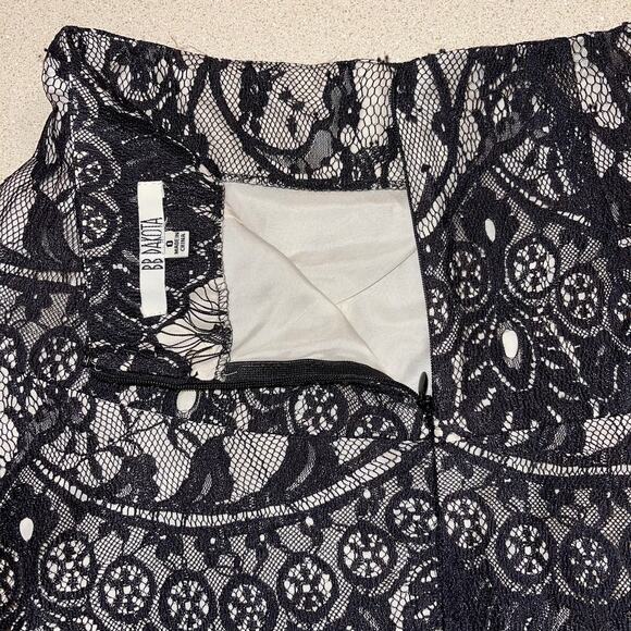 BB Dakota Theadora Black Lace Mini Skirt - Picture 5 of 6
